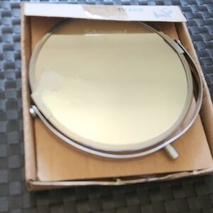 IKEA Frack Wall Mounted Double-Sided Mirror Magnify Stainless Steel NOP